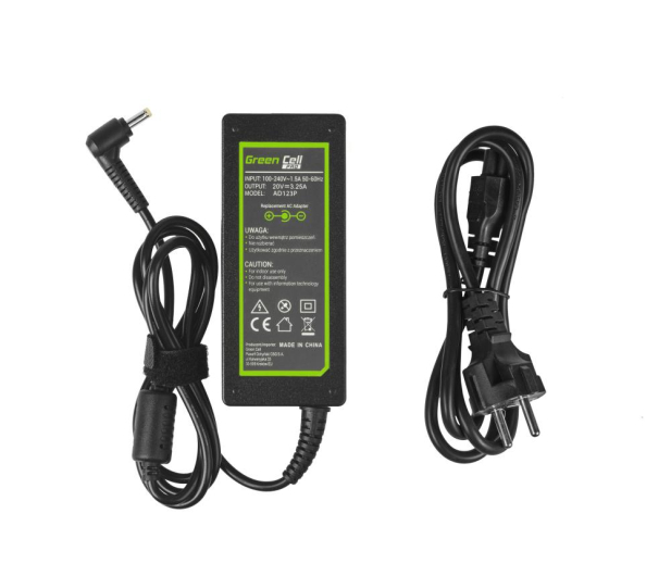 GREENCELL PRO 20V 3.25A 65W do Lenovo 4.0-1.7mm AD123P - 533916 - zdjęcie 3